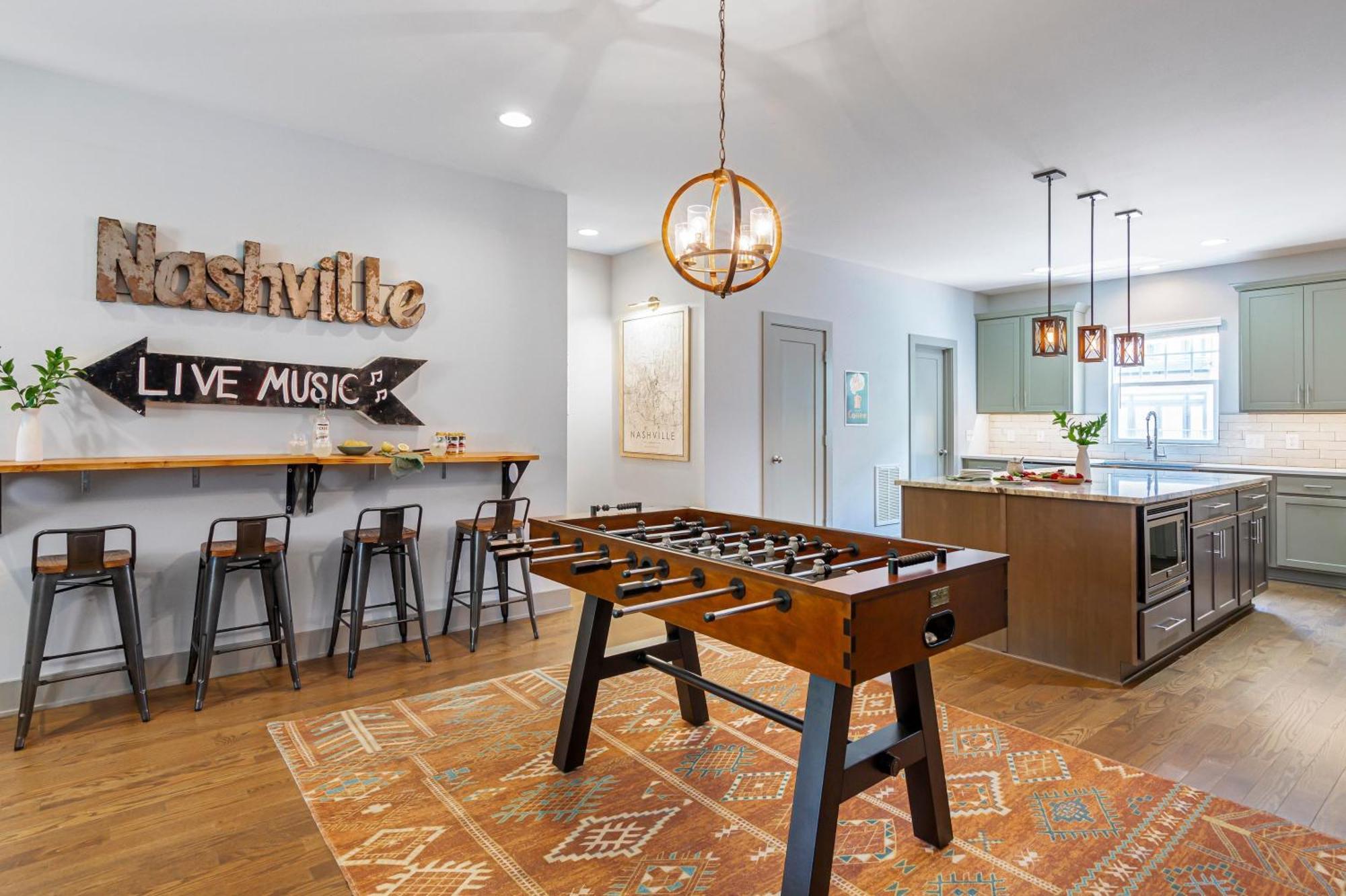 Waverly By Avantstay Nashville-Inspired Townhome W Luxury Kitchen Pool Table Exterior foto